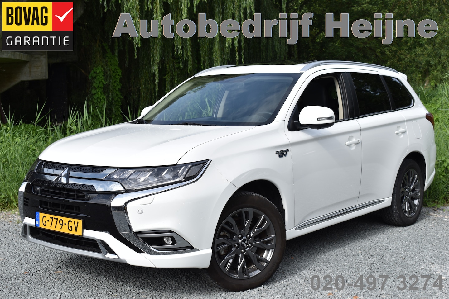 Mitsubishi Outlander - 2.4 PHEV INTENSE+ CAMERA/LEDER/SCHUIFDAK - AutoWereld.nl