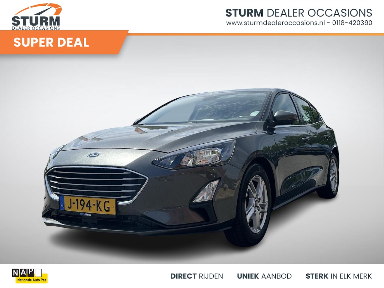 Ford Focus - 1.0 EcoBoost Trend Edition Business | Navigatie | Cruise Control | Park. Sensoren | Blueto - AutoWereld.nl