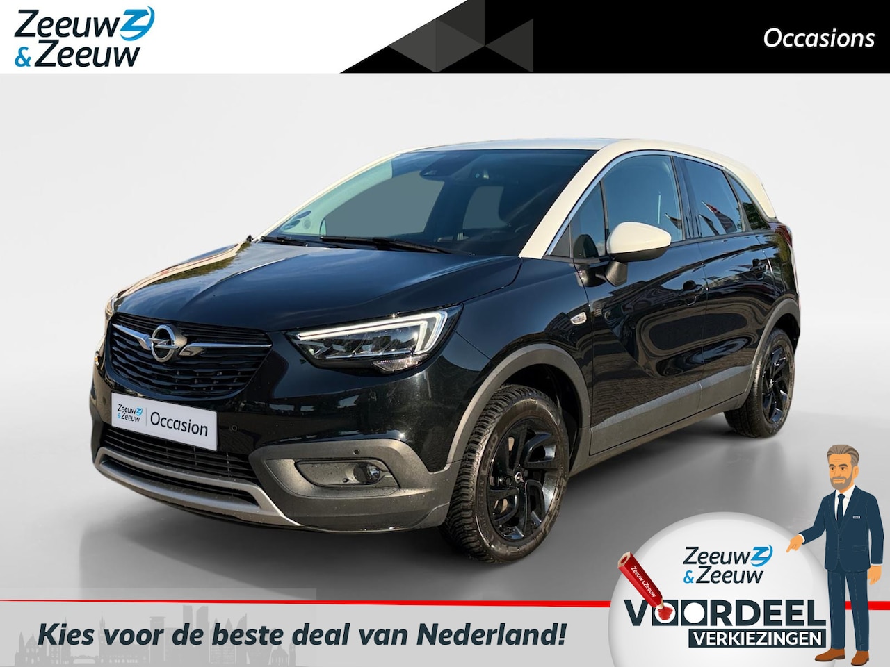 Opel Crossland X - 1.2 Turbo Edition 2020 | Lage kilometers | Goed onderhouden | Android/Apple Carplay | Auto - AutoWereld.nl