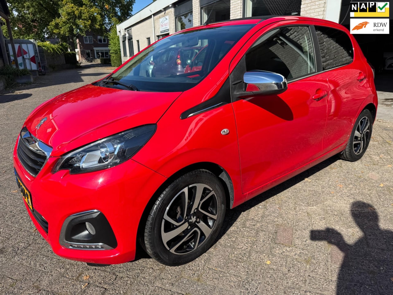Peugeot 108 - 1.0 e-VTi Allure TOP! AIRCO CABRIO ORG 98042 KM NAP O.H BOEKJES KLEINE BEURT GEHAD LM VELG - AutoWereld.nl