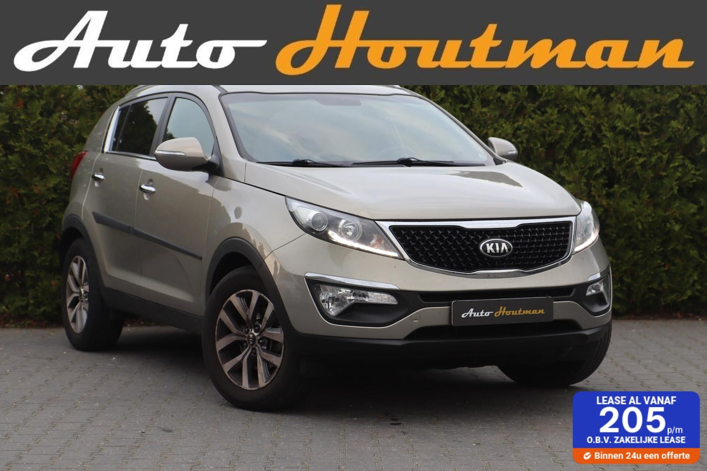 Kia Sportage - 1.6 GDI DynamicPlusLine Leder|Stuurverw.|Camera|Zwarte hemelbkl.|Dealer onderhouden - AutoWereld.nl