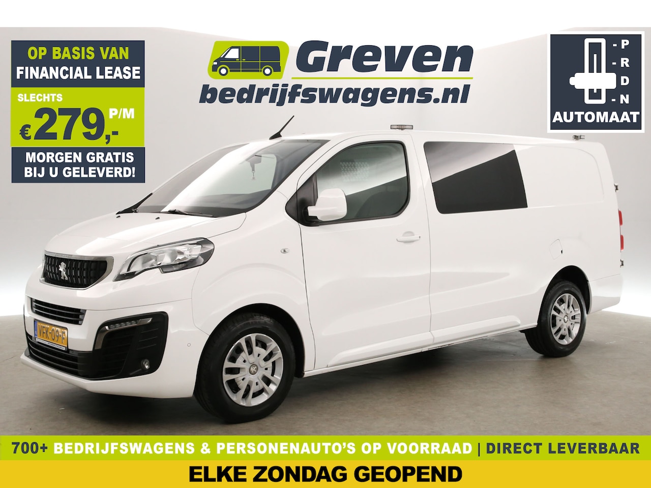Peugeot Expert - 2.0 BlueHDI L3H1 | Automaat | 360° | Carplay | Cruise | Airco | LED | Parkeersens. - AutoWereld.nl