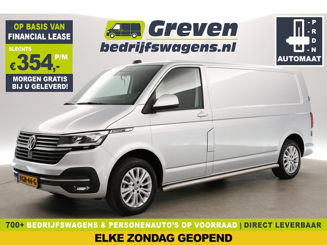 Volkswagen Transporter - 2.0 TDI L2H1 30 Bulli | 150PK | Airco | ACC | Camera | Carplay | Trekh. | Virtual | Navi | - AutoWereld.nl