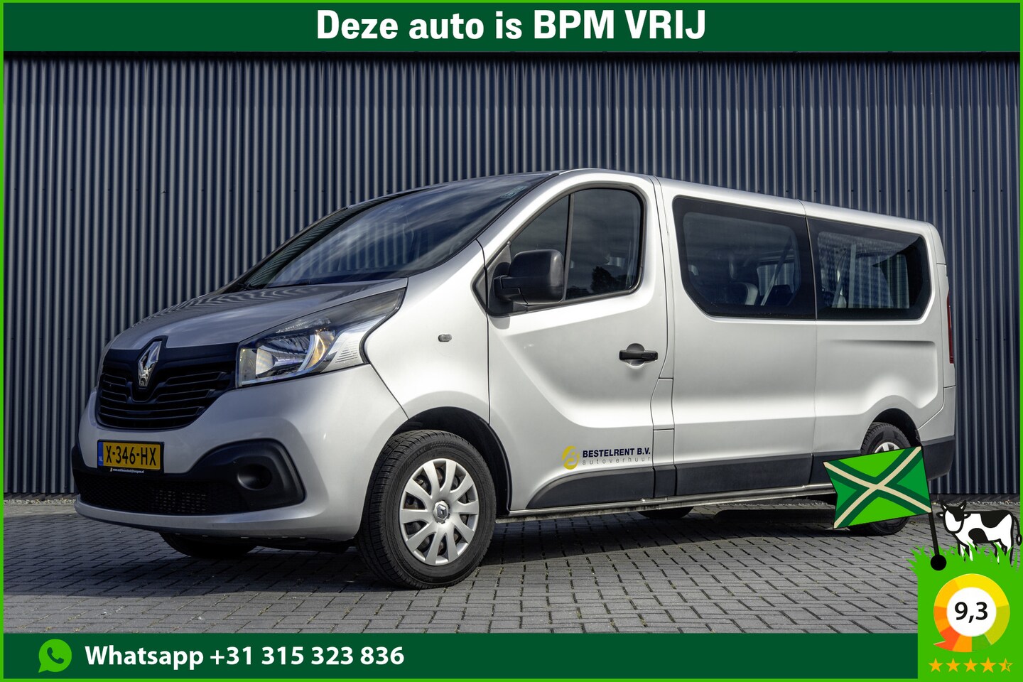 Renault Trafic Passenger - **1.6dCi 9-Pers L2H1 | Incl. BPM, BTW vrij | R-Link | Navi | Airco | Cruise | PDC | MF Stu - AutoWereld.nl