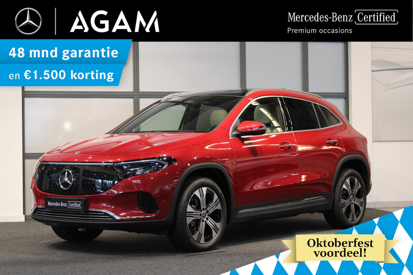 Mercedes-Benz EQA - 250+ Luxury Line Panorama dak - AutoWereld.nl