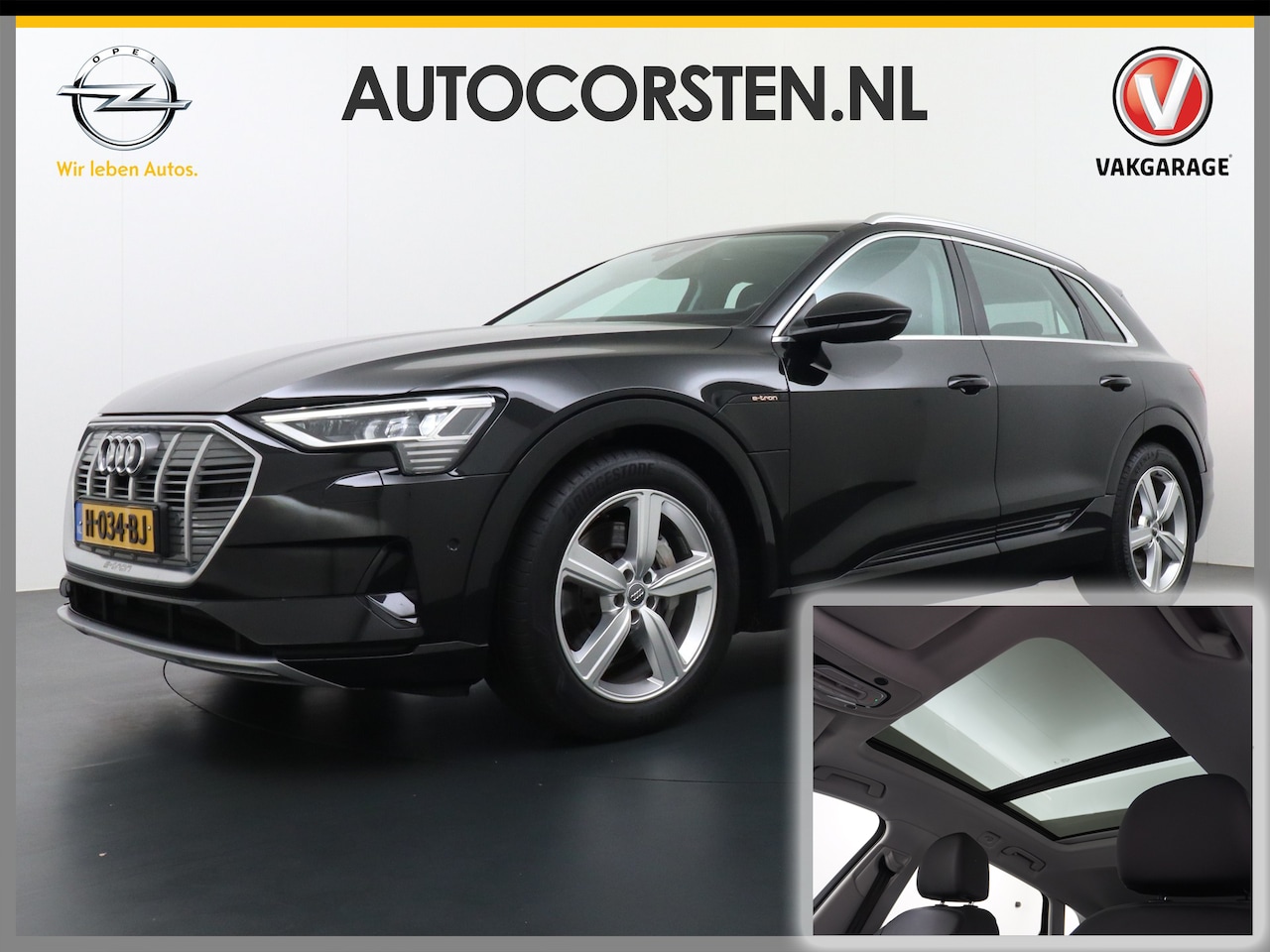 Audi e-tron - 50 Quattro Launch Edition Plus 71kWh Leder SOH=91% Panoramadak Adap.Cruise Android Auto Wi - AutoWereld.nl