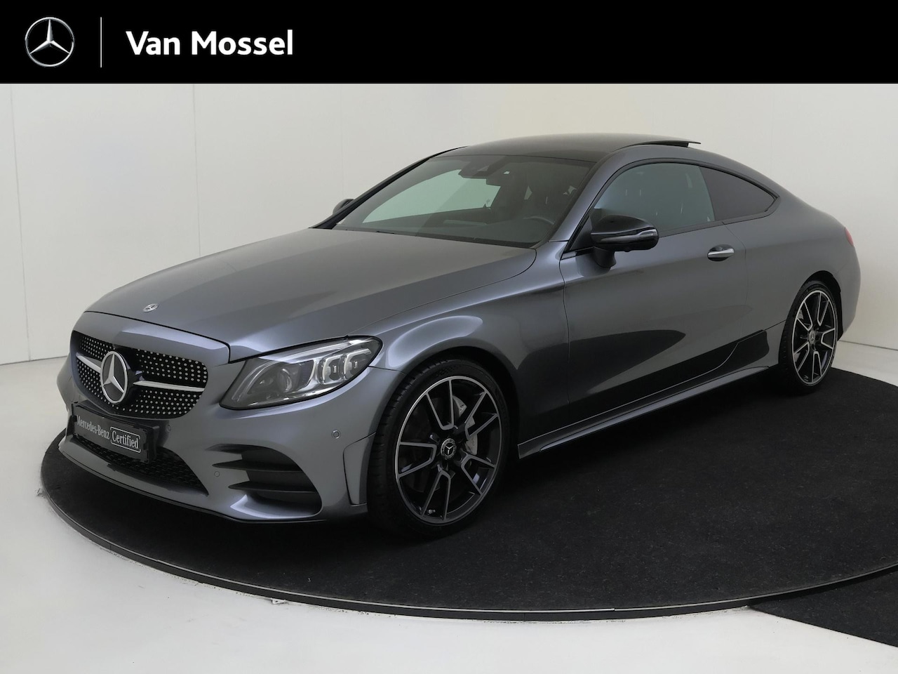 Mercedes-Benz C-klasse Coupé - 300 Premium Plus / Stoelverwarming / 360Graden-Camera / Panaroma-schuifdak / Burmester / N - AutoWereld.nl