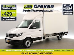 Volkswagen Crafter - 2.0 TDI 177PK | Bakwagen L4.52m | Zijdeur | Laadklep | Airco | Camera | Cruise | 3-Zits |