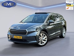 Skoda Enyaq iV - 80, panoramadak, achteruitrijcamera, stoel-stuurverwarming, 1/2 leder, vele opties, , eers