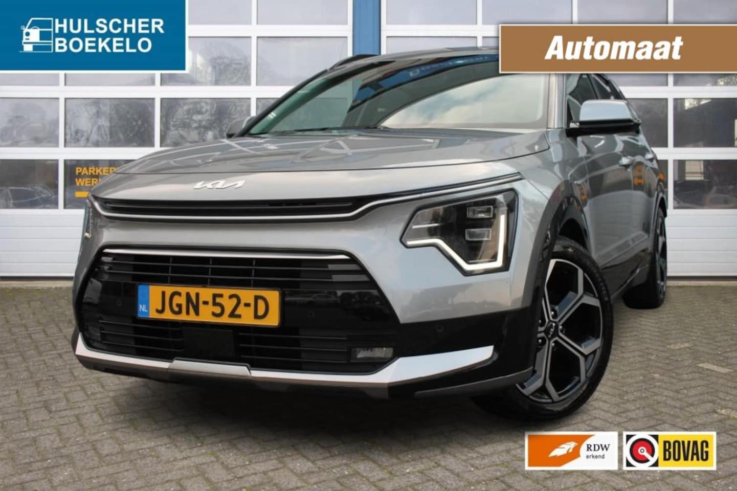 Kia Niro - 1.6 GDI Hybrid Premium Elektrische verstelbare stoelen / Stuur/stoel verwarming - AutoWereld.nl