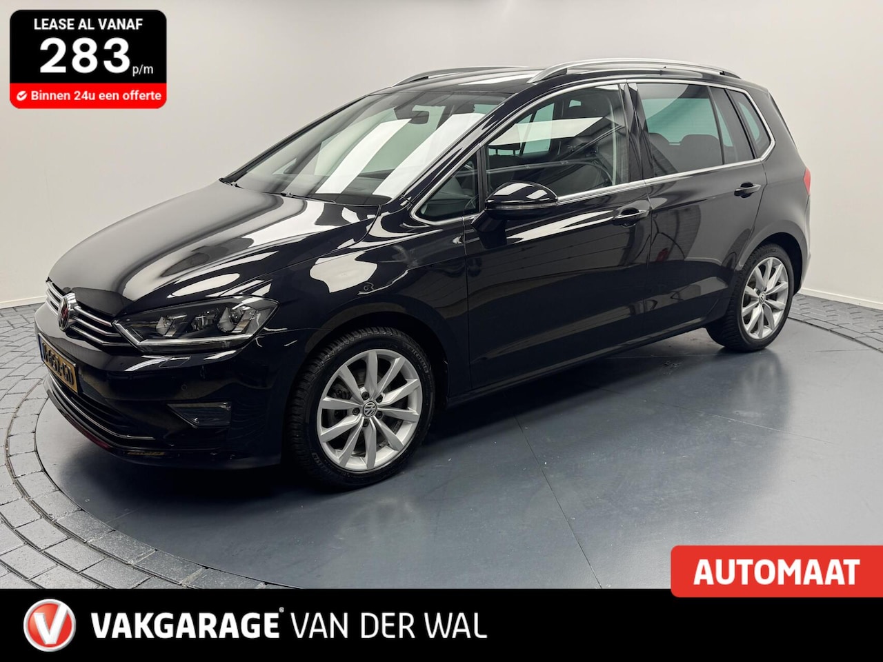 Volkswagen Golf Sportsvan - 1.4 TSi Highline Automaat-Trekhaak-Navigatie-Adapt.Cr.contr-Clima-Carplay-Parkeersensoren- - AutoWereld.nl