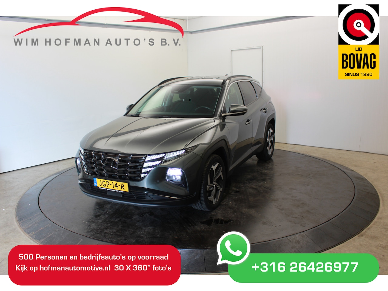 Hyundai Tucson - 1.6 T-GDI PHEV Comfort 4WD Cam Navi Key-Less Adaptive Cruise - AutoWereld.nl