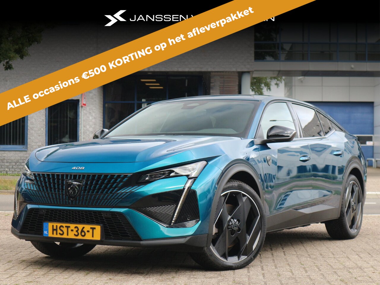 Peugeot 408 - 1.6 HYbrid GT 180PK / Leder / Night Vision / Massage / Stoel-Stuurverwarming - AutoWereld.nl