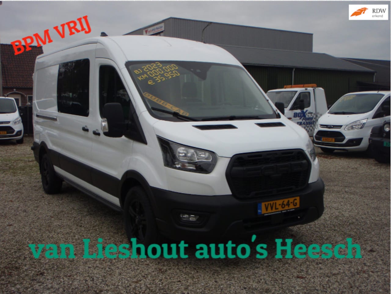 Ford Transit - 350L Dubbele Cabine 15 km 12 inch scherm Trend - AutoWereld.nl
