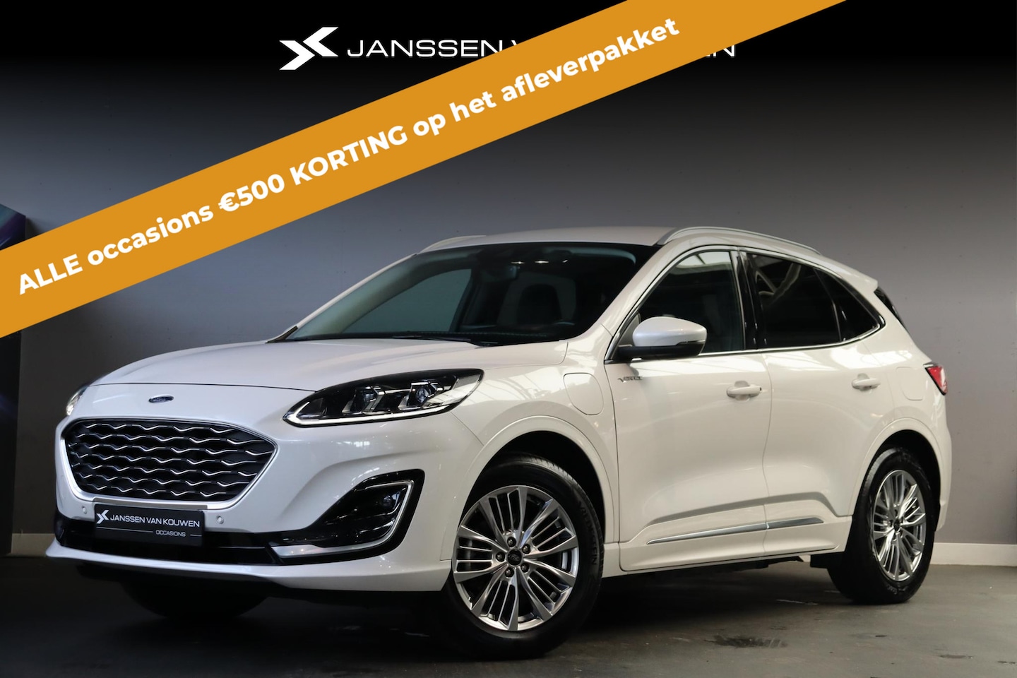 Ford Kuga - 2.5 PHEV Vignale Head-Up Display Adaptieve LED Koplampen Trekhaak - AutoWereld.nl