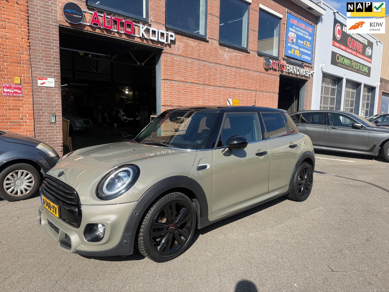MINI Cooper - Mini 1.5 5drs JCW Pakket Automaat Navi Leder Keyless - AutoWereld.nl