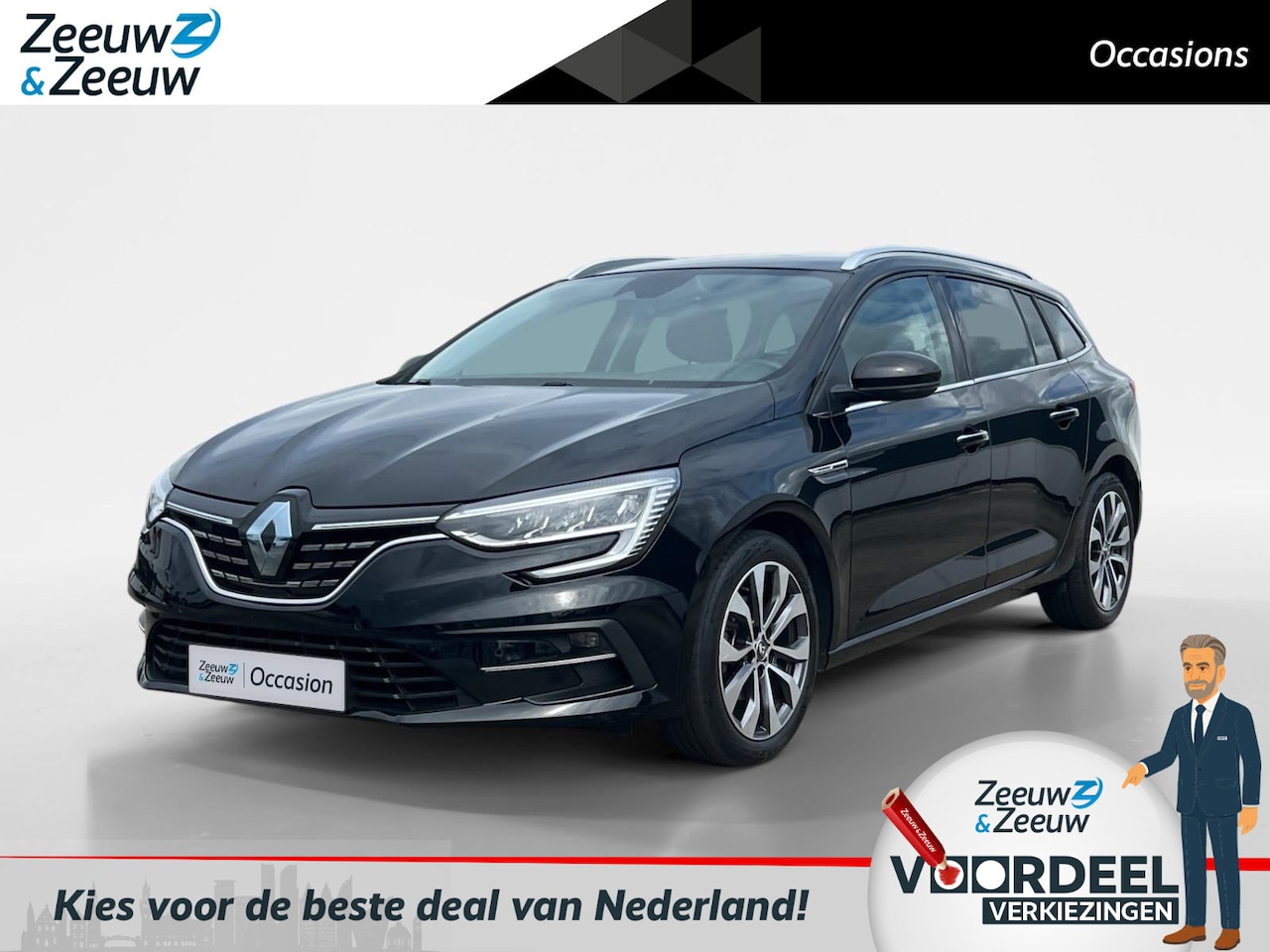 Renault Mégane Estate - 140PK TCE Techno Automaat | Trekhaak (1700 KG) | Digital Cockpit | 9,3" Navi | Apple CarPl - AutoWereld.nl