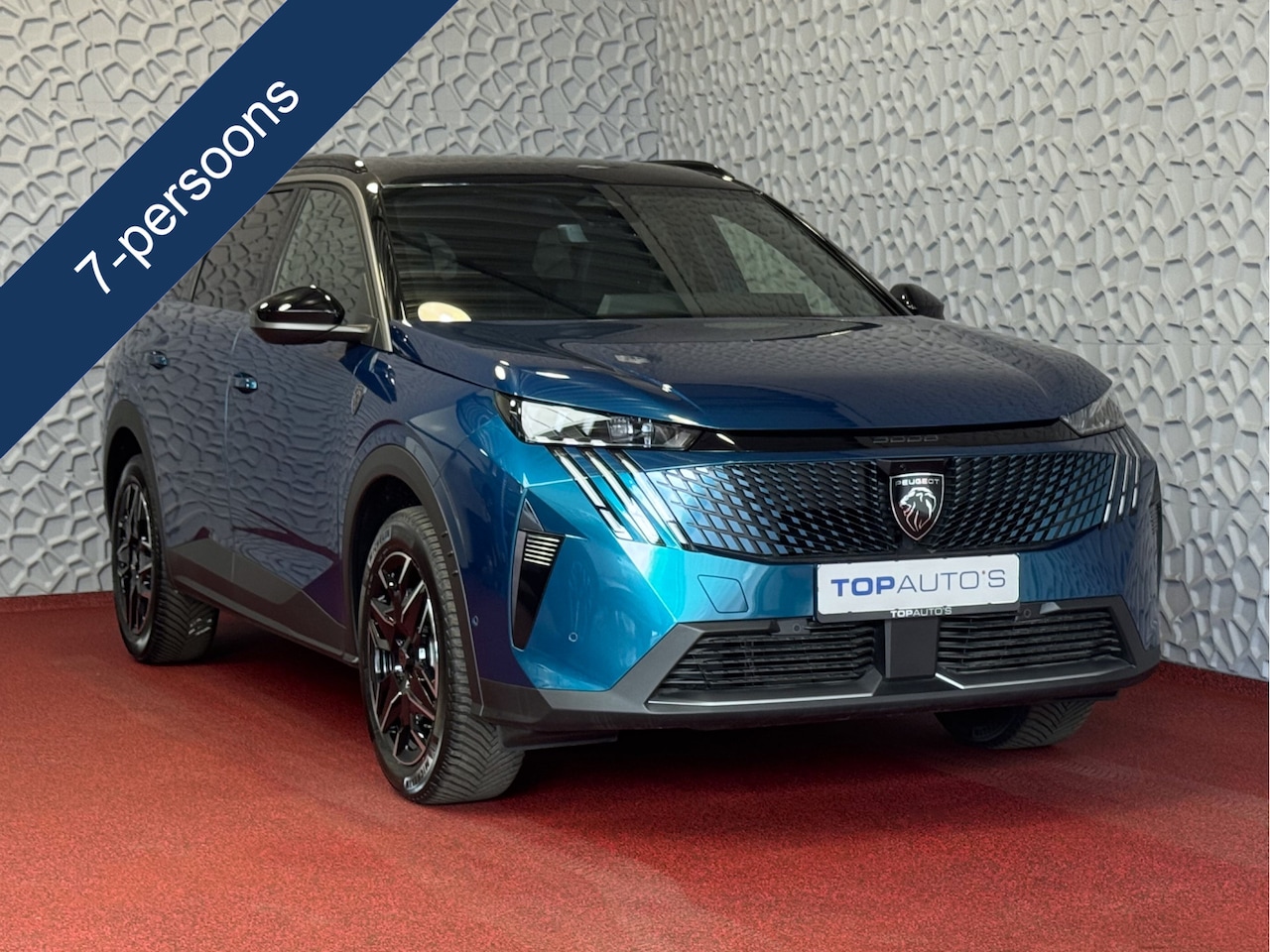 Peugeot 5008 - 1.2 HYBRID 145 GT ✅NIEUWE AUTO✅ 7PERS OPENDAK STOEL/STUUR VERW. ELEK.KLEP LED - AutoWereld.nl