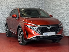 Nissan Qashqai - 1.3 MHEV 160PK TEKNA PLUS BOSE 20''LMV LEER ALCANTARA PANO MASSAGE BOSE STOEL/STUUR/RUIT V