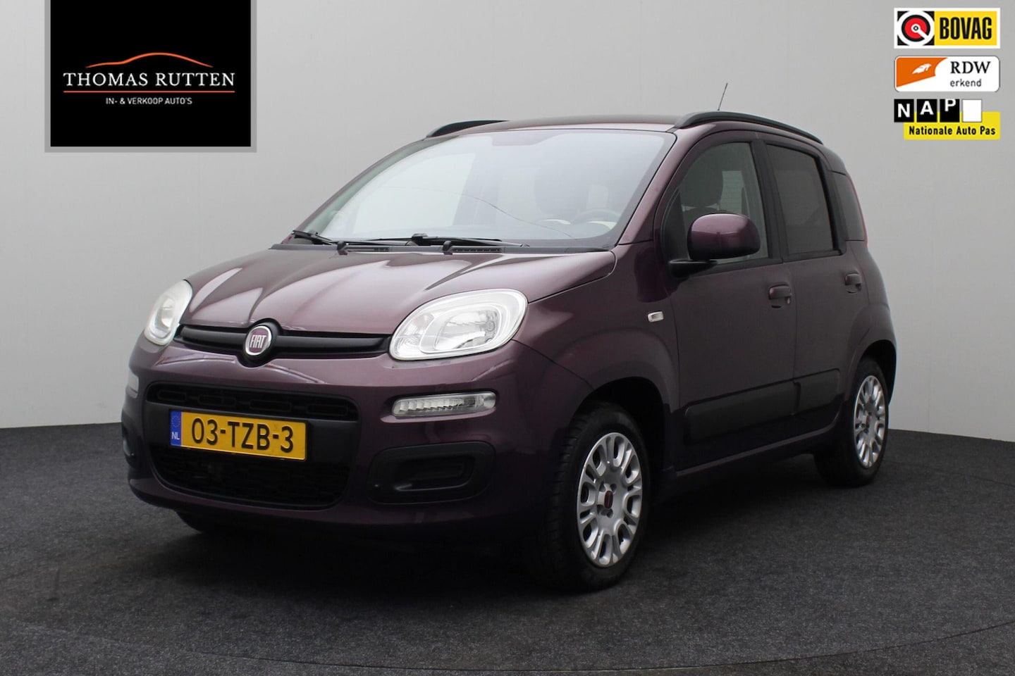 Fiat Panda - 0.9 TwinAir Lounge 2012 NAP | Airco | Elektrische ramen + spiegels | AUX | Radio CD | Mult - AutoWereld.nl