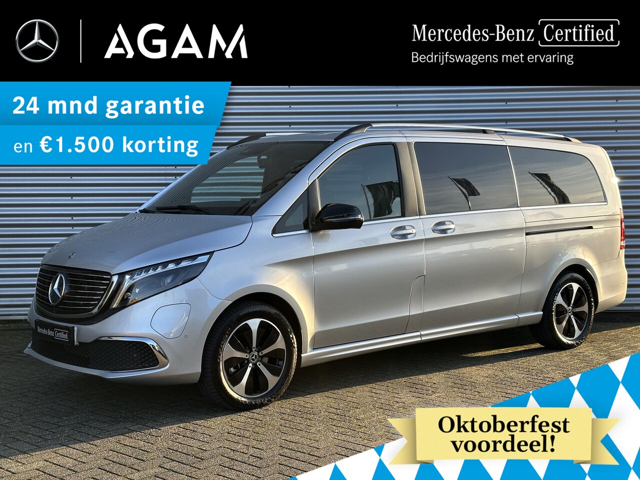 Mercedes-Benz EQV - 300 Dubbele Cabine Business Solution XL 90kWh - AutoWereld.nl