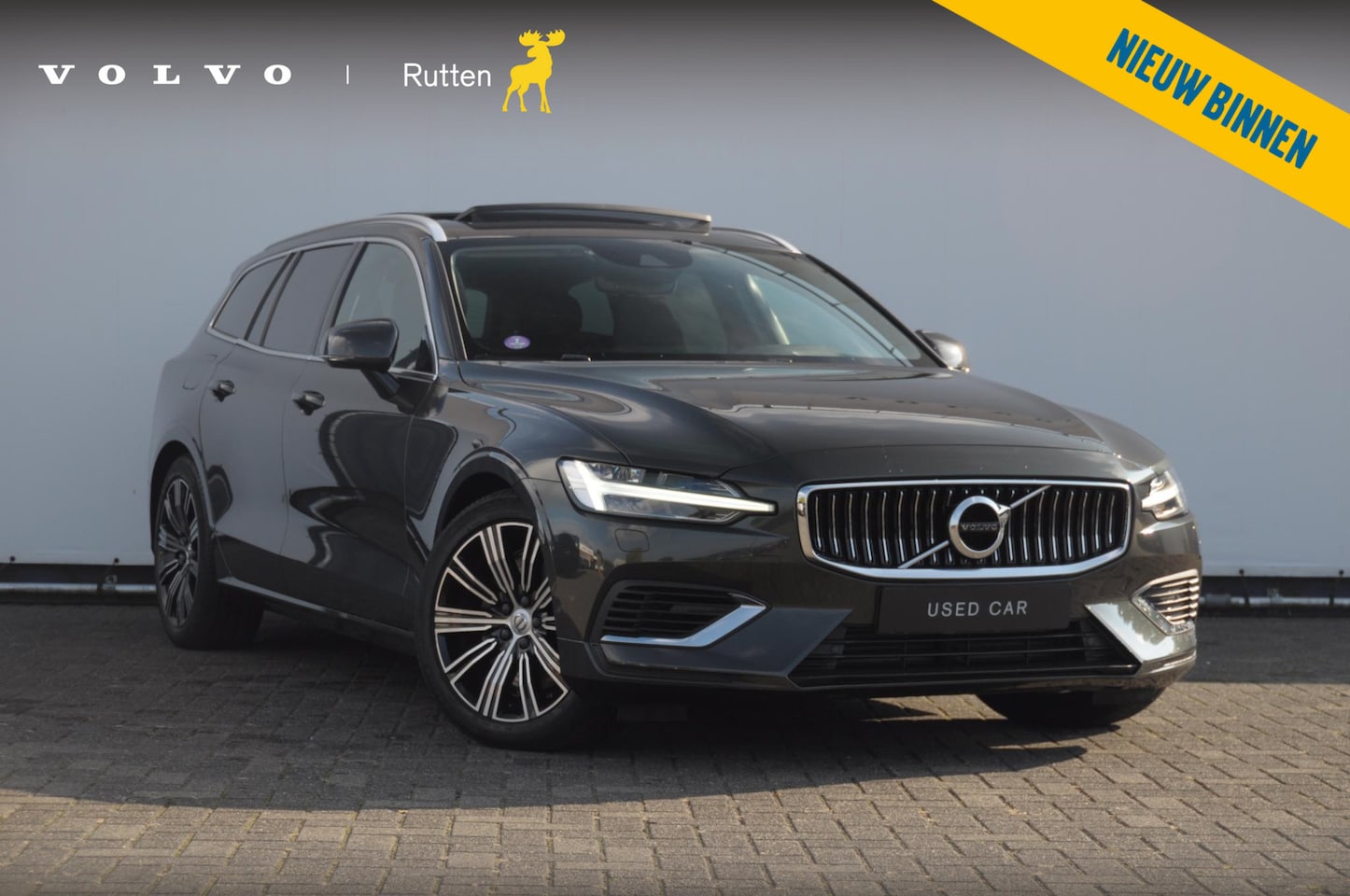 Volvo V60 - T6 340PK Automaat Recharge AWD Inscription Trekhaak / Adaptieve cruise control /BLIS / Par - AutoWereld.nl
