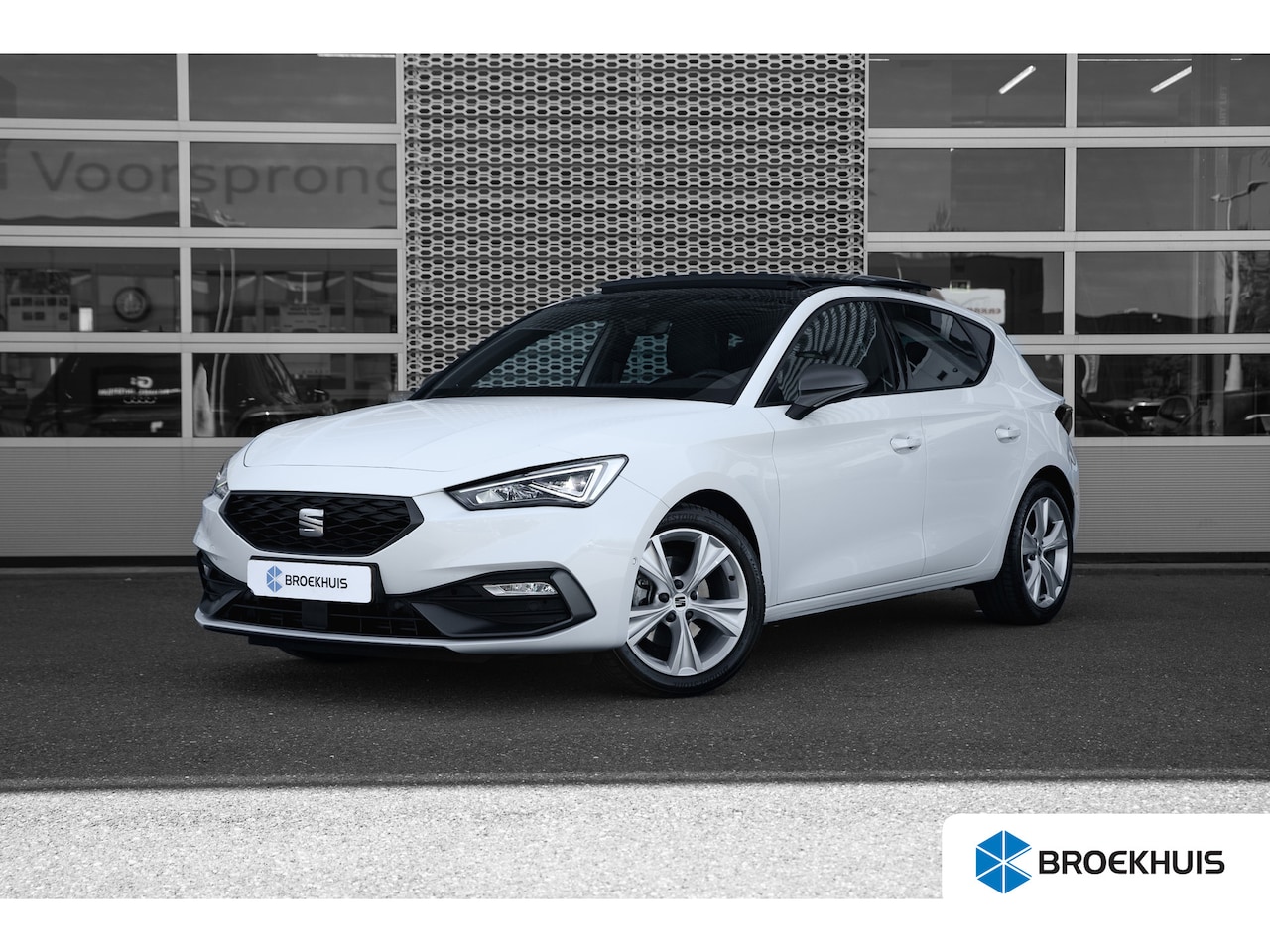 SEAT Leon - 1.0 eTSI 110pk DSG FR Business Intense | Cruise control adaptief | Elektrisch glazen panor - AutoWereld.nl