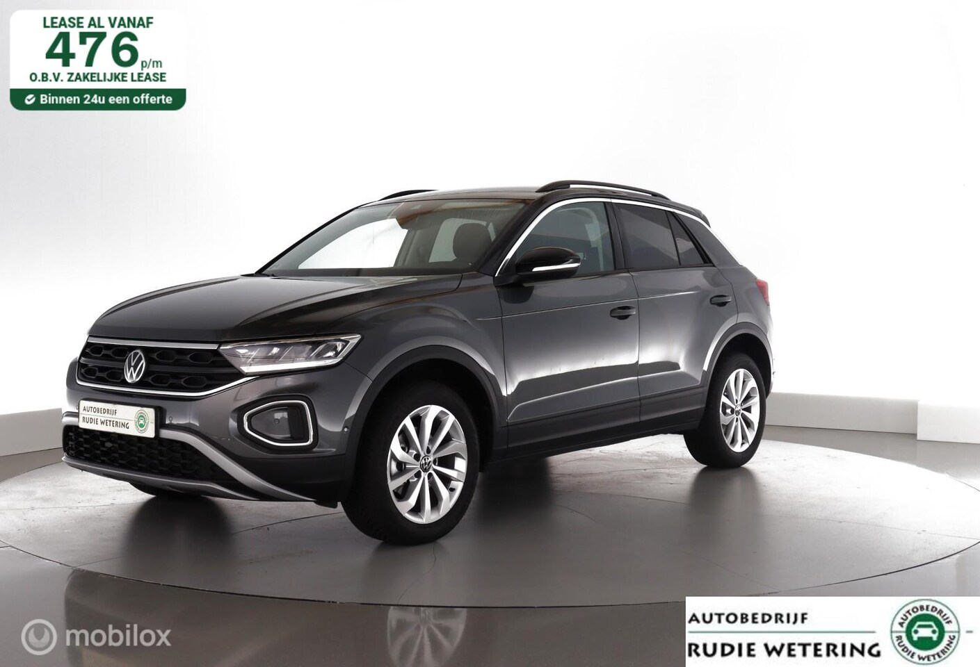 Volkswagen T-Roc - 1.5 TSI 150pk Automaat Business led|nav|cam|dab|tel|ecc|acc|lmv17 - AutoWereld.nl