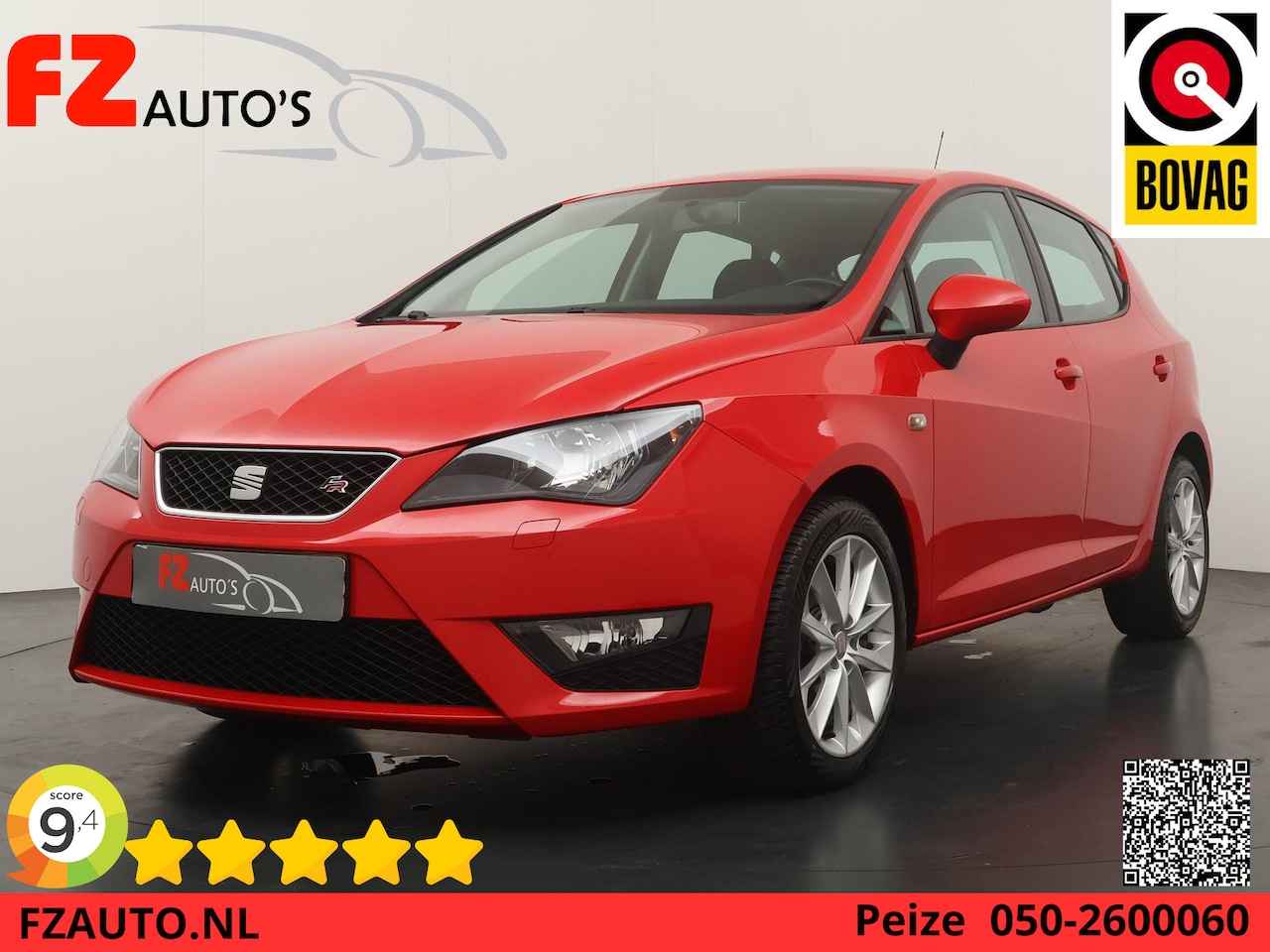 SEAT Ibiza - 1.2 TSI FR Automaat - Lederen bekleding - Stoelverwarming - Climate Control - AutoWereld.nl