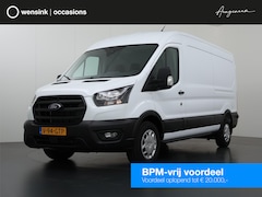 Ford Transit - 350 2.0 TDCI L3 H2 TREND | TREKHAAK 2500KG AHW | CLIMATE CONTROL | NAVIGATIE | PARKEERSENS