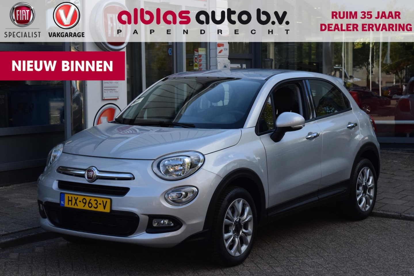 Fiat 500 X - 1.6 PopStar|Nav|Clima|PDC|Keyless - AutoWereld.nl