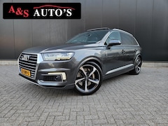 Audi Q7 - 3.0 TDI e-tron Quattro 374pk 3x S line Panodak Luchtvering Headup Acc Camera Elektrische s