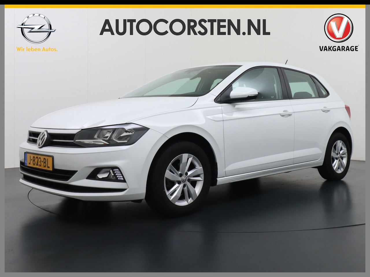 Volkswagen Polo - 1.0T 96PK 5drs Adaptive Cruise Apple Carplay Android App-Connect Airco-Climatic Navi Comfo - AutoWereld.nl