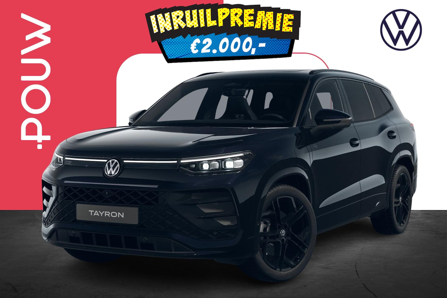 Volkswagen Tayron - 1.5 eHybrid204pk DSG R-Line Edition | LMV 20'' | Rondomzicht Camera | Trekhaak - AutoWereld.nl