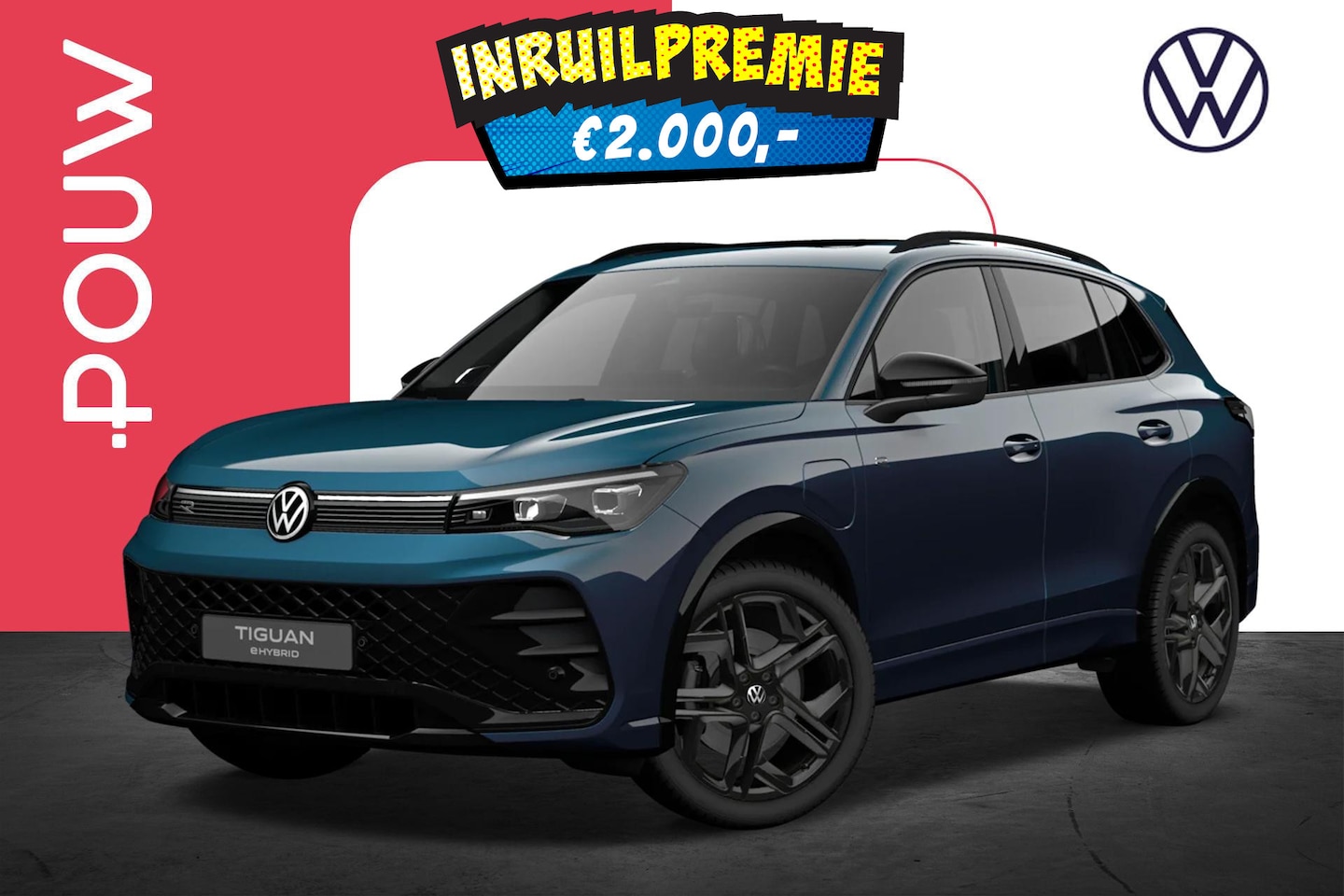 Volkswagen Tiguan - 1.5 eHybrid 204pk R-Line Edition | Multimedia Navigatiepakket | Panoramadak - AutoWereld.nl