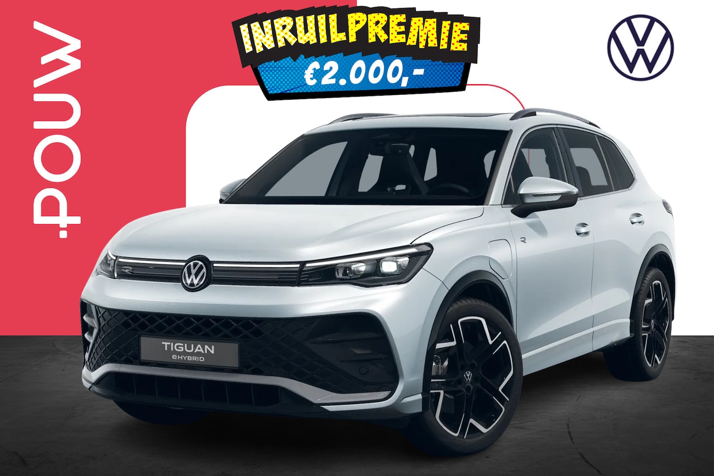 Volkswagen Tiguan - 1.5 eHybrid 204pk R-Line Edition | Comfort Pakket | 20" Velgen - AutoWereld.nl