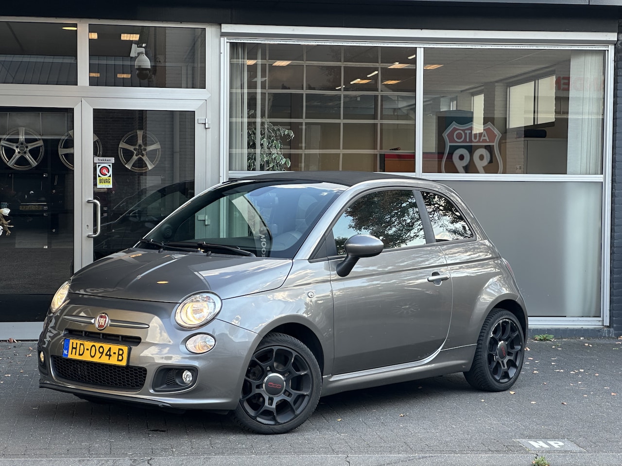 Fiat 500 C - 0.9 TwinAir Turbo 500S CABRIO / CLIMA / LEER / ELEKT. RAMEN - AutoWereld.nl