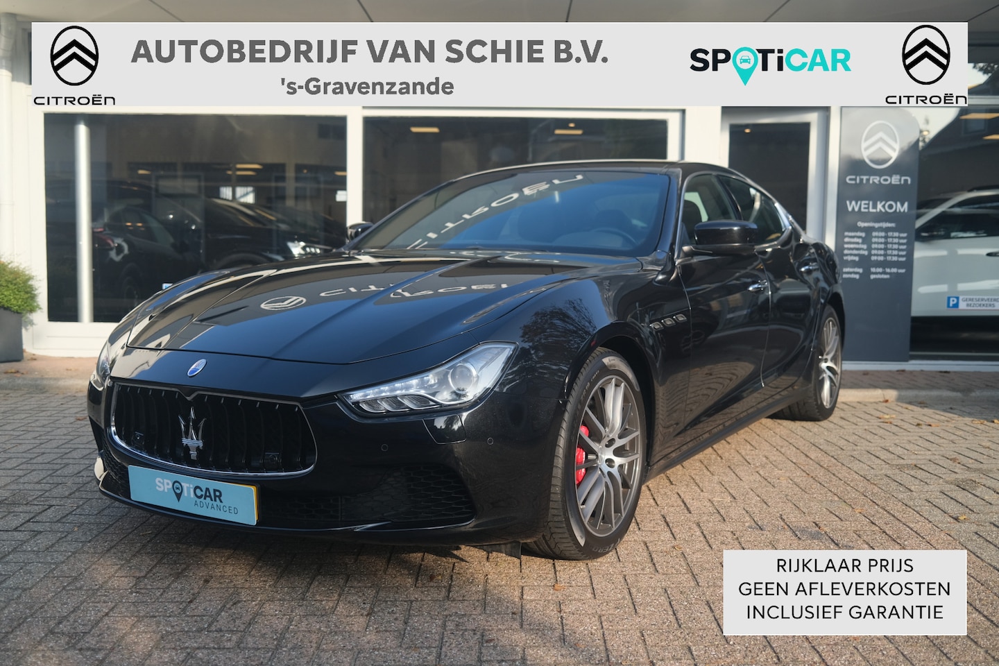Maserati Ghibli - S Q4 410 Nero Ribelle 19" | Camera | Nieuwe remschijven - AutoWereld.nl
