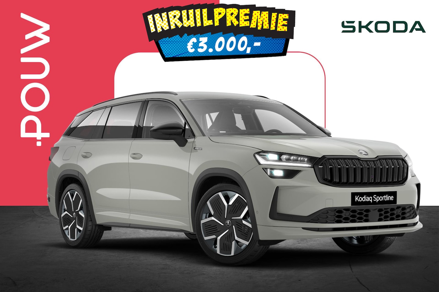 Skoda Kodiaq - 1.5 TSI 204pk DSG PHEV Sportline Business | Parkeer Pakket | Trekhaak Pakket - AutoWereld.nl