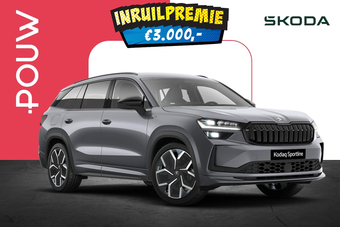 Skoda Kodiaq - 1.5 TSI 204pk DSG PHEV Sportline Business | Parkeer Pakket | Winter Pakket - AutoWereld.nl
