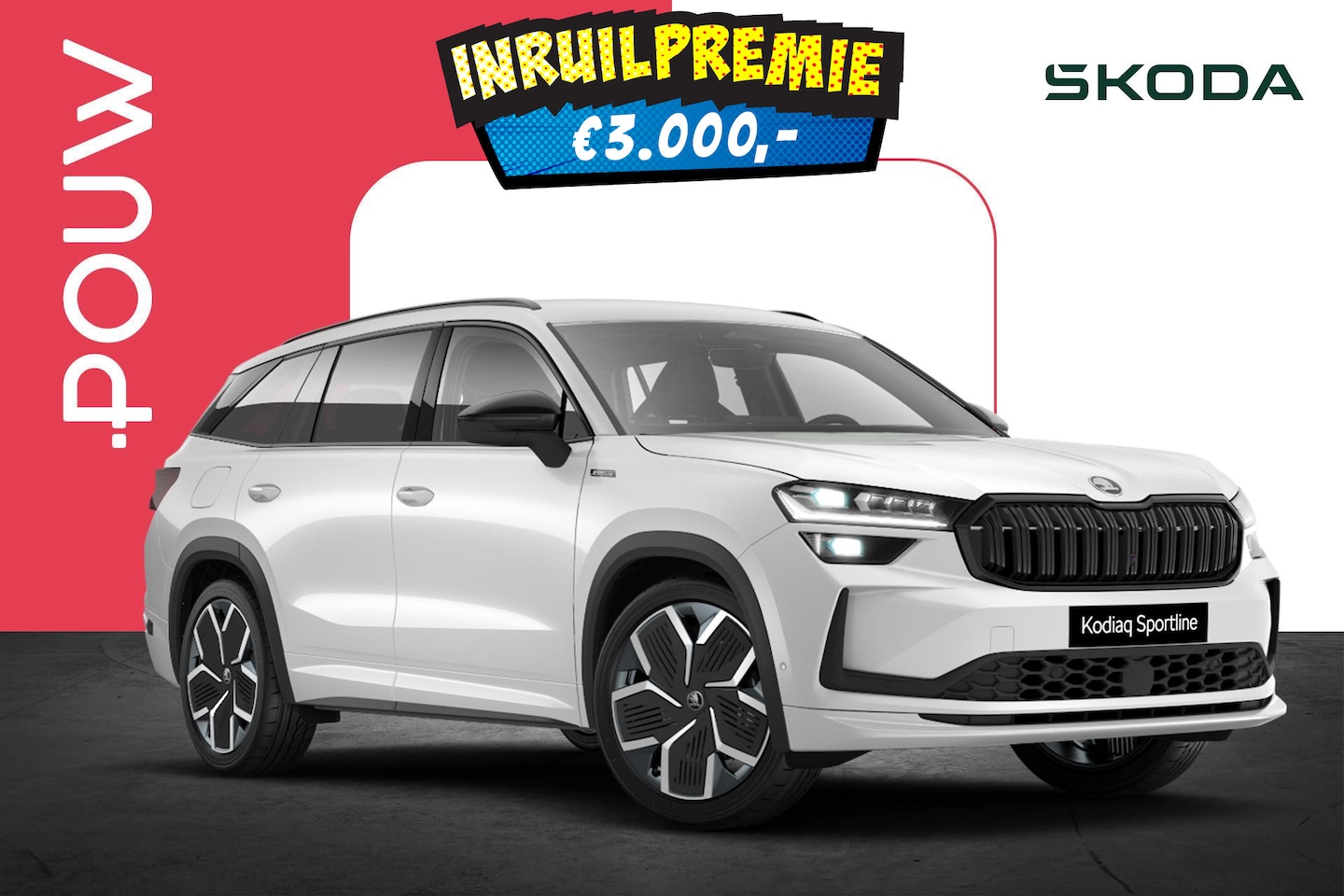 Skoda Kodiaq - 1.5 TSI 204pk DSG PHEV Sportline Business | Parkeer Pakket | Winter Pakket - AutoWereld.nl