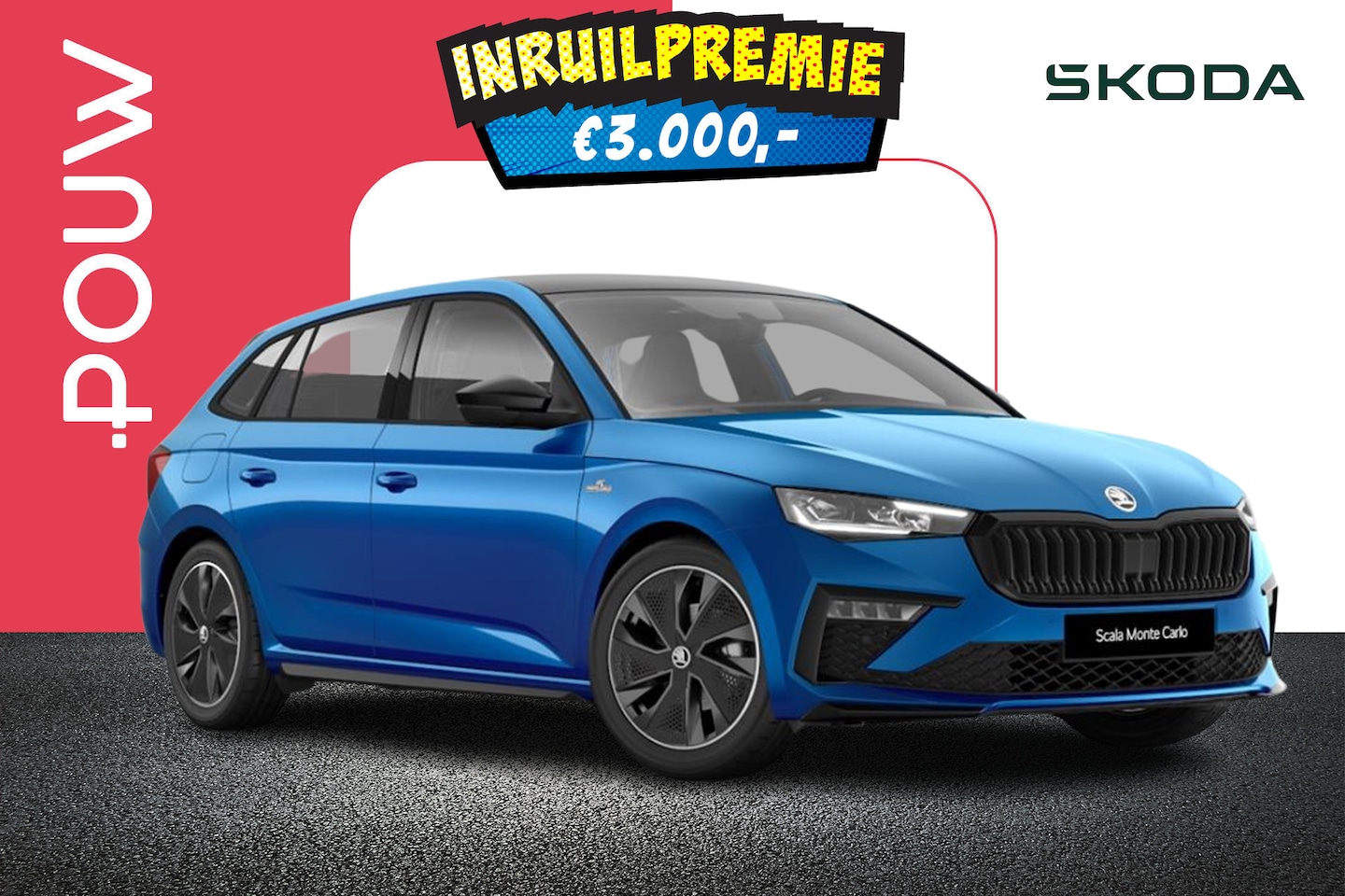 Skoda Scala - 1.0 TSI 115pk DSG Monte Carlo | Travel Assist Plus | Stoelverwarming - AutoWereld.nl