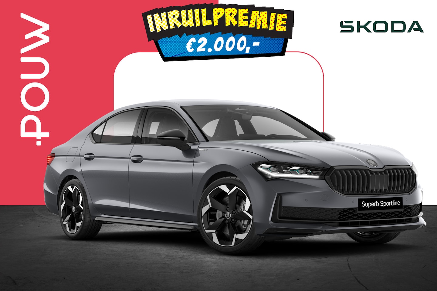 Skoda Superb Combi - 1.5 TSI PHEV DSG Sportline Business 204pk | Trekhaak Uitklapbaar | LMV 19'' - AutoWereld.nl