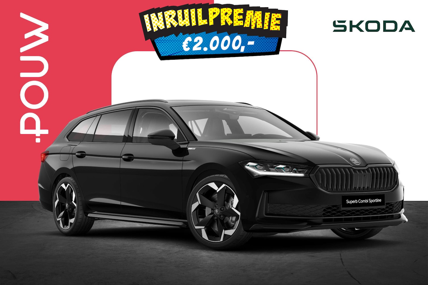 Skoda Superb Combi - 1.5 TSI 204pk PHEV Sportline Business | 19" Velgen | Trekhaak Wegklapbaar - AutoWereld.nl