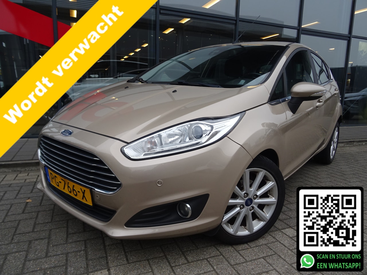 Ford Fiesta - 1.0 EcoBoost Titanium 101 PK | NAVIGATIE | CRUISE CONTROL | LICHTMETALE WIELEN |  CLIMATE - AutoWereld.nl