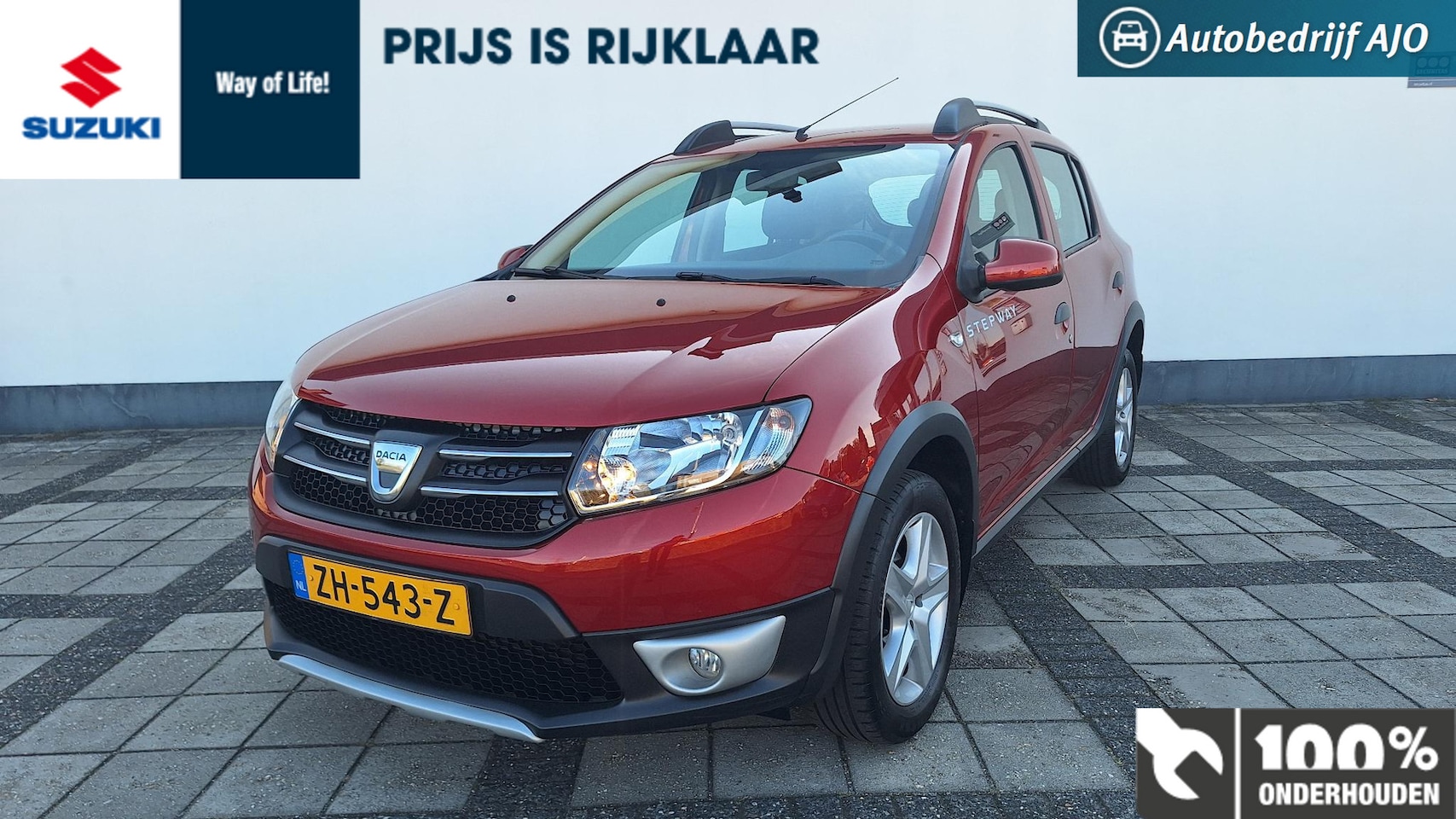 Dacia Sandero Stepway - 0.9 TCe Easy-R Lauréate Automaat RIJKLAAR PRIJS - AutoWereld.nl
