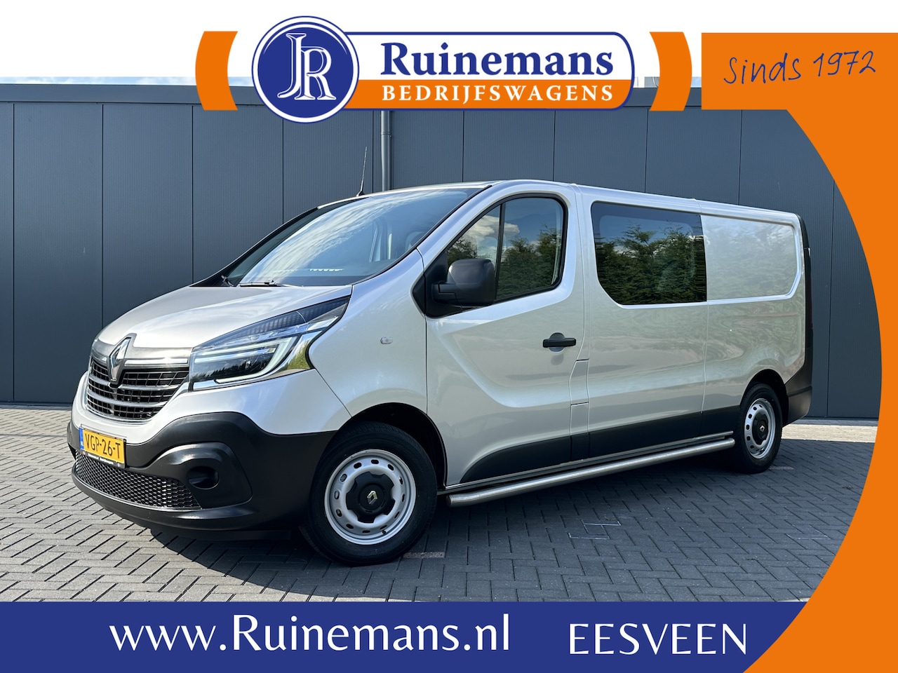 Renault Trafic - 2.0 dCi 120 PK / L2H1 / DUBBEL CABINE / 1e EIG. / ZEER NETTE STAAT / AIRCO / CRUISE / NAVI - AutoWereld.nl