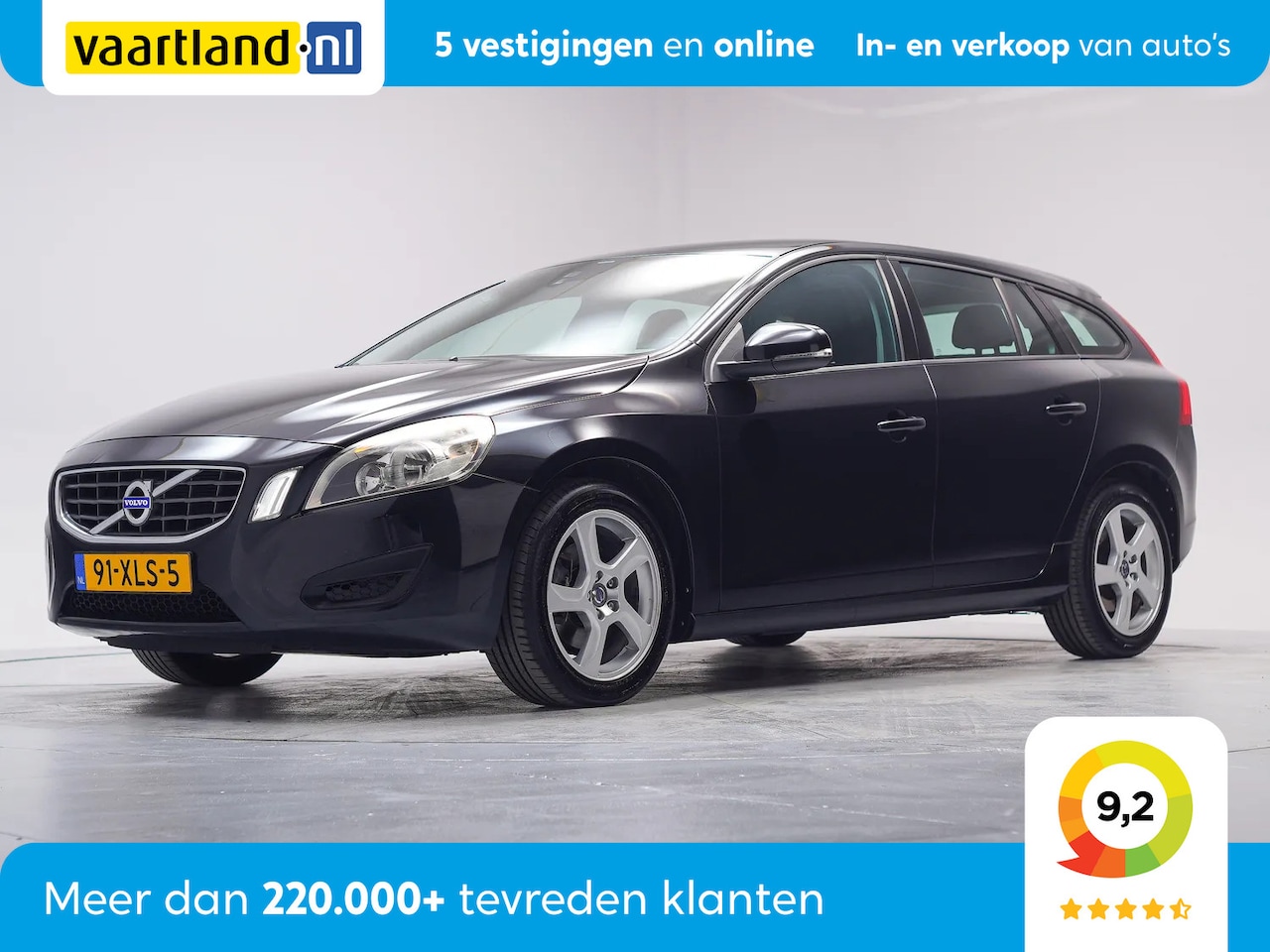 Volvo V60 - 1,6 T3 Kinetic [ Airco cruise controle licht metaal] - AutoWereld.nl