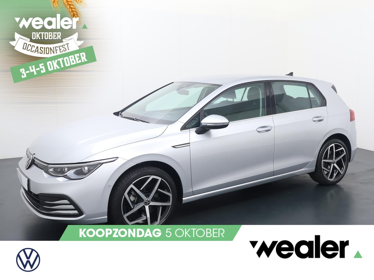 Volkswagen Golf - 1.5 eTSI Style | 150 PK | Automaat | Navigatiesysteem | Matrix LED koplampen | - AutoWereld.nl