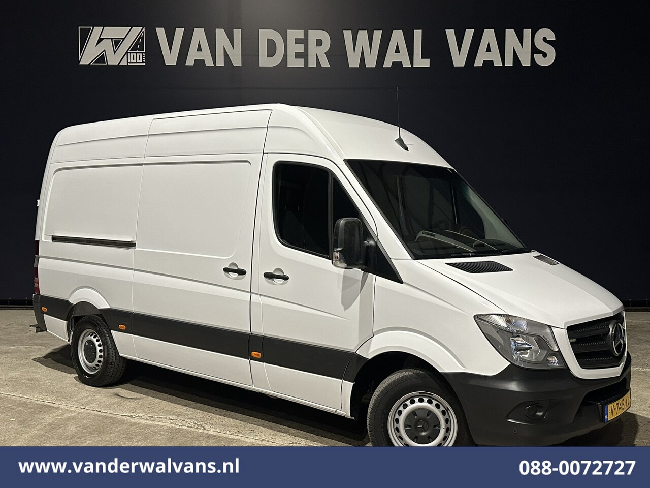 Mercedes-Benz Sprinter - 316 CDI 163pk L2H2 Euro6 Airco | 2800kg trekhaak | Navigatie | Cruisecontrol, Parkeersenso - AutoWereld.nl